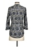 Cleo 100% Polyester Paisley Blue 3/4 Sleeve Blouse Size XS - photo 2