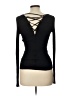 Ambiance Apparel Black Long Sleeve Top Size L - photo 2