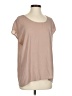 Pleione Tan Short Sleeve Blouse Size S - photo 1