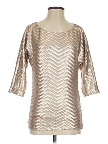 White House Black Market 3/4 Sleeve Blouse (view 1)