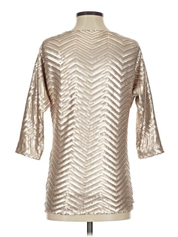 White House Black Market 3/4 Sleeve Blouse (view 2)