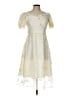 Assorted Brands Ivory Cocktail Dress Size L - photo 1