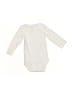 Carter's 100% Cotton Ivory Long Sleeve Onesie 9-12 MO / 12 MO - photo 2