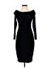 Calvin Klein Solid Black Cocktail Dress Size 2 - photo 1