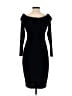 Calvin Klein Solid Black Cocktail Dress Size 2 - photo 2