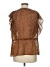 Topshop Brown Sleeveless Blouse Size 6 - photo 2