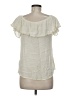 Spense 100% Rayon Ivory Short Sleeve Blouse Size M - photo 2