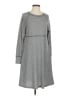 Simple Houndstooth Gray Casual Dress Size S - photo 1