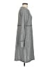 Simple Houndstooth Gray Casual Dress Size S - photo 4