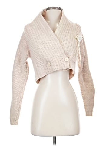 Linda Allard Ellen Tracy Wool Cardigan (view 1)