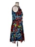 Phase Seven Print Blue Cocktail Dress Size 16 - photo 4