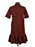 Zara Animal Print Brown Casual Dress Size S - photo 2