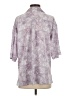 Zara Purple 3/4 Sleeve Button-Down Shirt Size S - photo 2