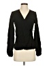James Perse 100% Rayon Black Long Sleeve Blouse Size Sm (1) - photo 1