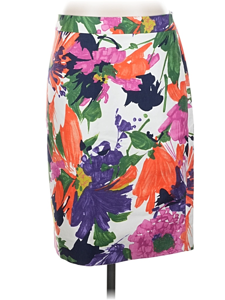 Pre-owned Jcrew Casual Skirt In White