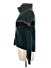 Generation Love Chevron-herringbone Teal Turtleneck Sweater Size L (estimated) - photo 5