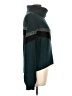 Generation Love Chevron-herringbone Teal Turtleneck Sweater Size L (estimated) - photo 4
