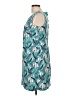 Talbots Print Teal Cocktail Dress Size 10 - photo 5