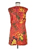 CAbi 100% Polyester Orange Sleeveless Blouse Size M - photo 2