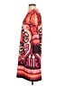 Aryeh Graphic Orange Casual Dress Size S - photo 5