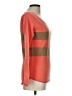 Derek Heart Color Block Orange Pullover Sweater Size L - photo 4