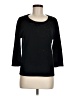 Coldwater Creek Black 3/4 Sleeve Top Size M - photo 1