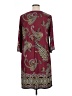 Studio One Paisley Burgundy Casual Dress Size XL - photo 2