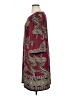 Studio One Paisley Burgundy Casual Dress Size XL - photo 5