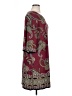 Studio One Paisley Burgundy Casual Dress Size XL - photo 4