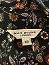 Max Studio 100% Polyester Floral Black Long Sleeve Blouse Size XS - photo 7