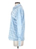 Halogen 100% Polyester Blue Long Sleeve Blouse Size S - photo 5