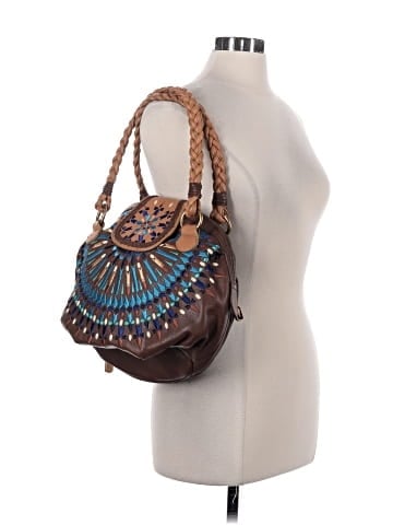 Isabella Fiore Leather Shoulder Bag (view 2)