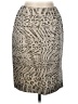 Austin Reed Animal Print Gray Tan Formal Skirt Size 8 - photo 1