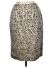Austin Reed Animal Print Gray Tan Formal Skirt Size 8 - photo 2