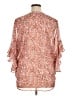 Vince Camuto Pink 3/4 Sleeve Blouse Size XL - photo 2