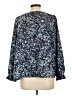Jessica Simpson Blue Long Sleeve Blouse Size L - photo 2