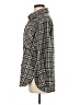 Potter's Pot 100% Polyester Plaid Gray 3/4 Sleeve Blouse Size M - photo 5