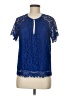 J.Crew Blue Short Sleeve Blouse Size M - photo 1