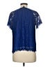 J.Crew Blue Short Sleeve Blouse Size M - photo 2