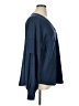 BTFBM Blue Long Sleeve Blouse Size XL - photo 4