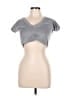 Shein Silver Gray Short Sleeve T-Shirt Size L - photo 1