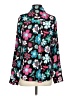 Express Floral Teal Long Sleeve Blouse Size S - photo 2