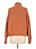 Unbranded 100% Acrylic Orange Brown Turtleneck Sweater Size M - photo 2
