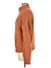 Unbranded 100% Acrylic Orange Brown Turtleneck Sweater Size M - photo 5