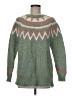 Molly Bracken Chevron-herringbone Green Pullover Sweater Size M - photo 1