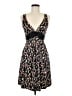 A Common Thread Floral Black Cocktail Dress Size M - photo 1