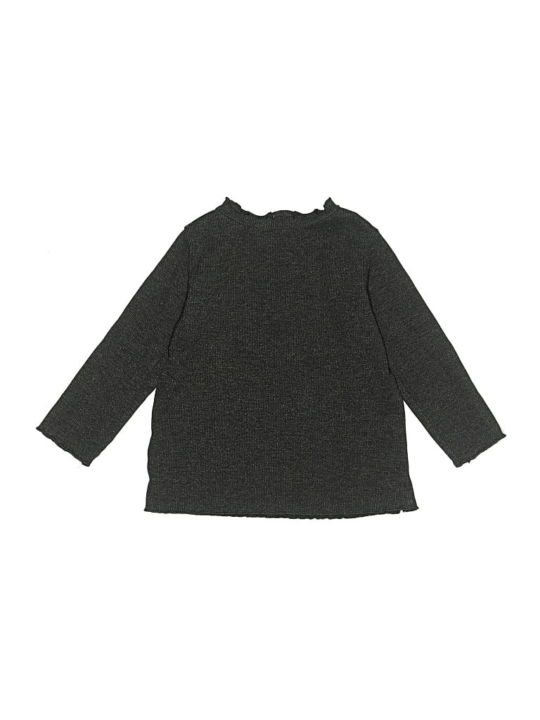 Pre-owned Zara Kids' Long Sleeve T-shirt In Gray