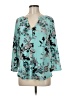 Unbranded Teal 3/4 Sleeve Blouse Size M (estimated) - photo 1