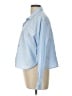 Old Navy Color Block Blue Long Sleeve Blouse Size L - photo 5