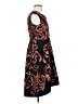 Yoana Baraschi 100% Polyester Paisley Black Cocktail Dress Size 0 - photo 4
